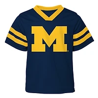 Toddler Navy Michigan Wolverines Two-Piece Red Zone Jersey & Pants Set