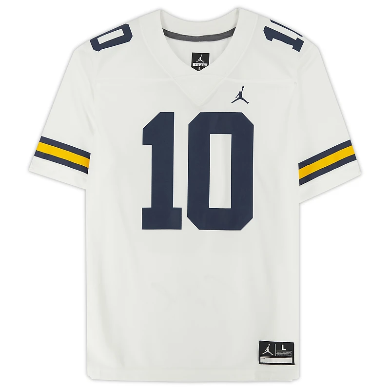 Tom Brady White Michigan Wolverines Autographed Nike Game Jersey