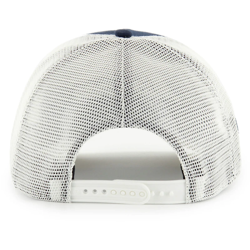 Unisex '47 Navy Michigan Wolverines Contemporary Basics Foundation Trucker Hitch Adjustable Hat