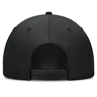 Unisex Jordan Brand  Black Michigan Wolverines Campus Prep Tonal Rope Rise 5-Panel Adjustable Hat