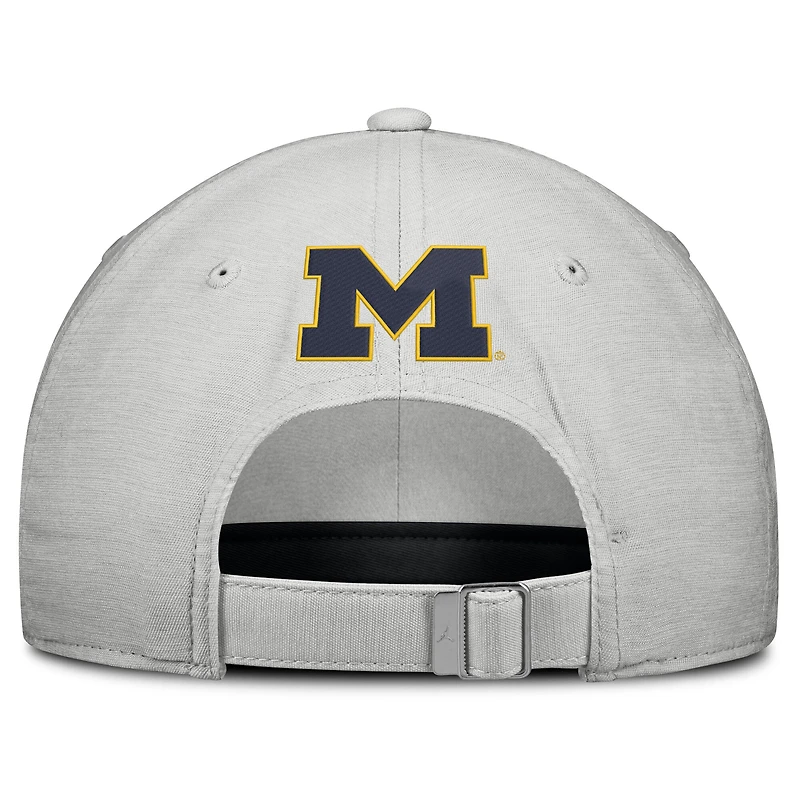 Unisex Jordan Brand Gray Michigan Wolverines 2026 On-Field Gameday Club Adjustable Hat