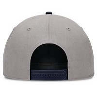 Casquette unisexe Jordan Brand grise Michigan Wolverines Primetime Rise Rope ajustable