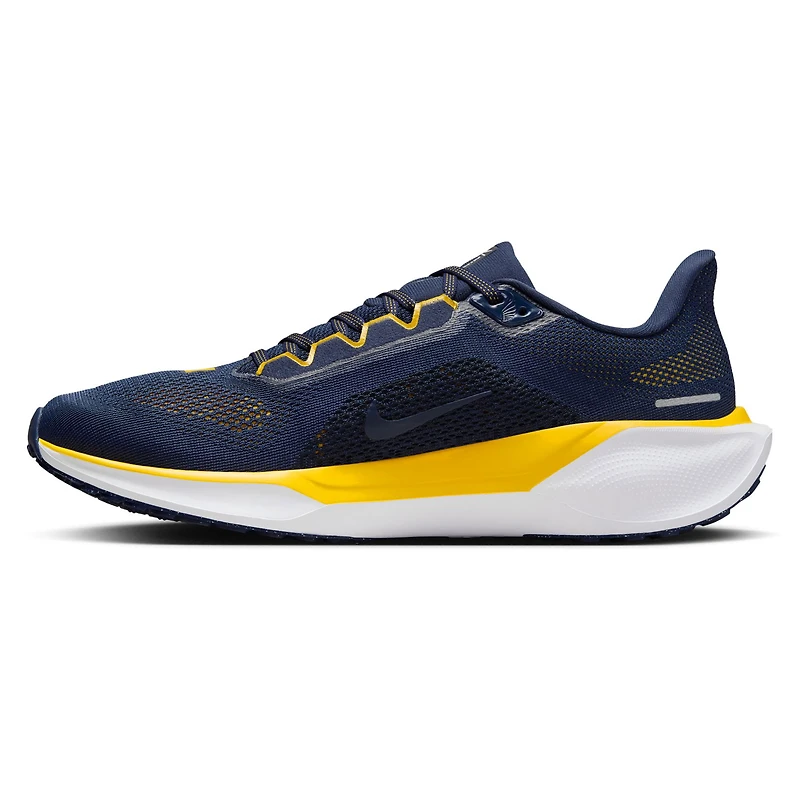 Unisex Nike Navy Michigan Wolverines Zoom Pegasus 41 Running Shoes