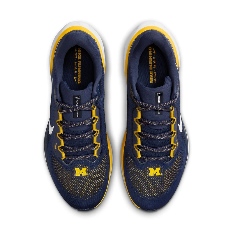 Unisex Nike Navy Michigan Wolverines Zoom Pegasus 41 Running Shoes