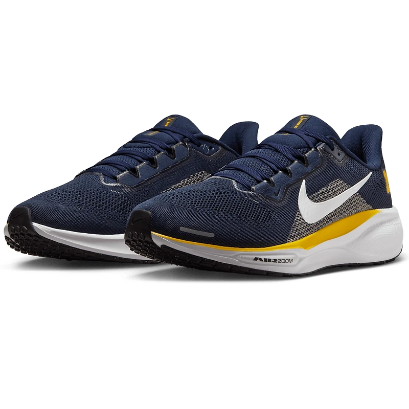 Chaussures de course unisexes Nike Zoom Pegasus 41 bleu marine Michigan Wolverines