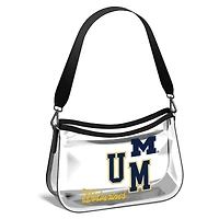 Mini sac à main transparent WEAR by Erin Andrews Michigan Wolverines Stadium