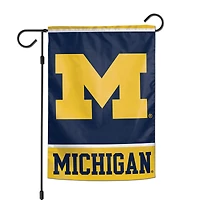 Drapeau de jardin double face WinCraft Michigan Wolverines 12" x 18"