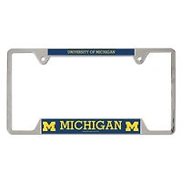 WinCraft  Michigan Wolverines Chrome Plated Metal License Plate Frame