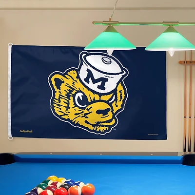 WinCraft Michigan Wolverines College Vault Logo Deluxe Single-Sided 3' x 5' Flag