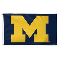 Drapeau WinCraft Michigan Wolverines Deluxe à une face 91 x 152 cm