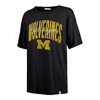 T-shirt bleu marine pour femme « 47 Michigan Wolverines Muse Sadie