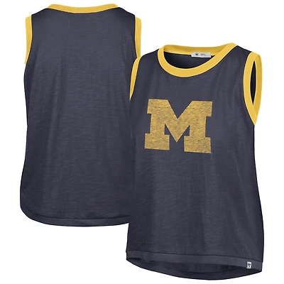 Débardeur Premier Ringer bleu marine '47 Michigan Wolverines pour femme