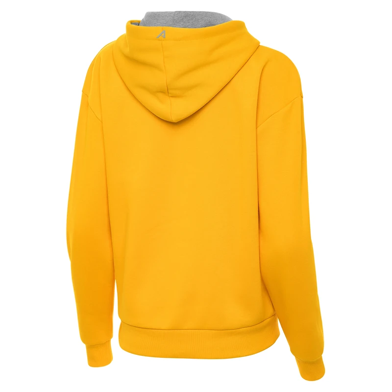 Women's Antigua Maize Michigan Wolverines 2026 NCAA Men's Basketball National Champions Victory Hoodie