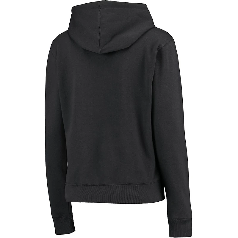 Sweat à capuche zippé avec nom arqué Michigan Wolverines pour femme, anthracite