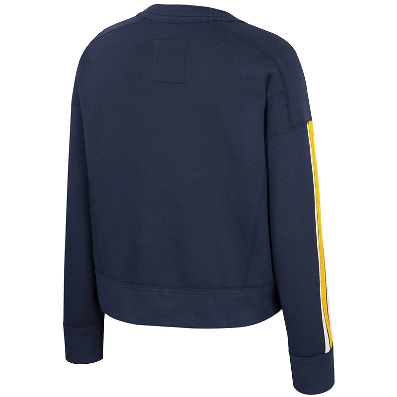 Sweat-shirt lune de miel bleu marine Colosseum pour femme des Michigan Wolverines