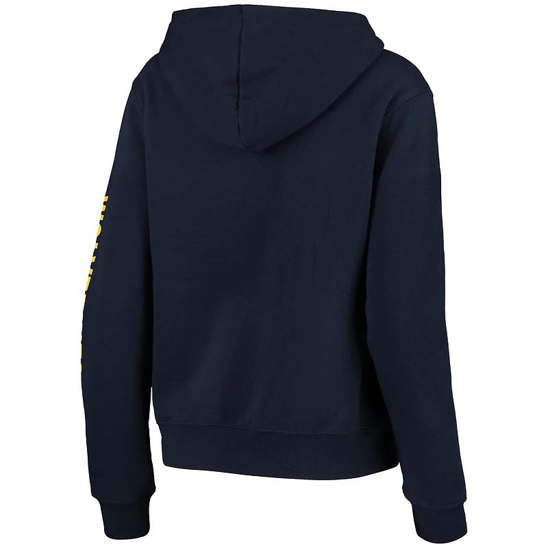 Sweat à capuche Colosseum Navy Michigan Wolverines Loud and Proud pour femme