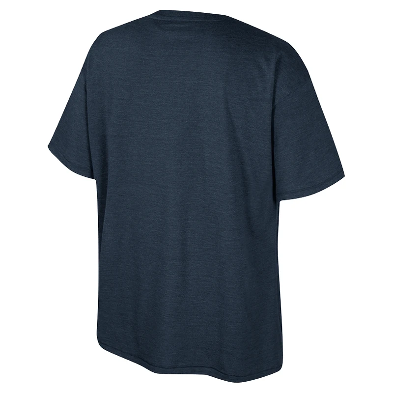 Women's Colosseum x Wrangler Navy Michigan Wolverines Lasso Oversized T-Shirt