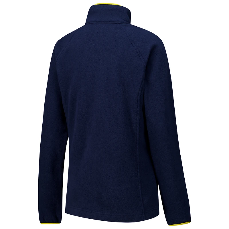 Veste polaire entièrement zippée Columbia Michigan Wolverines Give & Go II pour femme