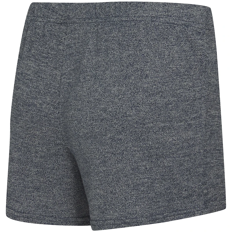Ensemble trois pièces pour femme Concepts Sport Heather Navy Michigan Wolverines Rigor, débardeur, short et peignoir