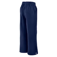 Women's Fanatics Navy Michigan Wolverines Prime Supersoft Fleece Flaired Sweatpants