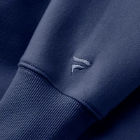 Women's Fanatics Navy Michigan Wolverines Supersoft Flow Fleece Pullover Sweatshirt