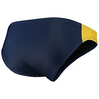 Bas de bikini FOCO bleu marine Michigan Wolverines Wordmark pour femmes