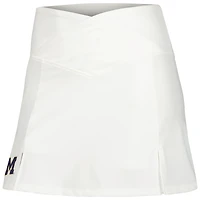 Women's KadyLuxe White Michigan Wolverines Erin Skort