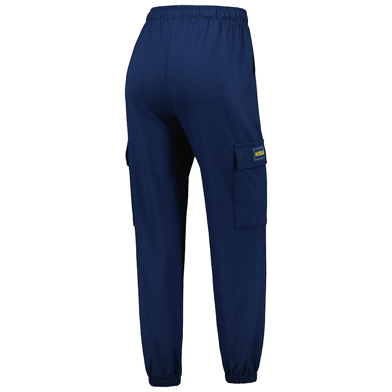 Pantalon cargo Lusso marine Michigan Wolverines Mellie pour femmes