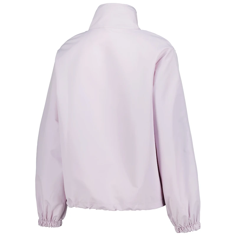 Veste de pluie Tech Parker à quart zip Lusso Purple Michigan Wolverines pour femmes