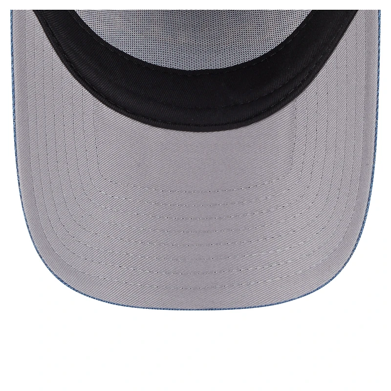 Women's New Era Denim Michigan Wolverines A-Frame 9FORTY Adjustable Hat