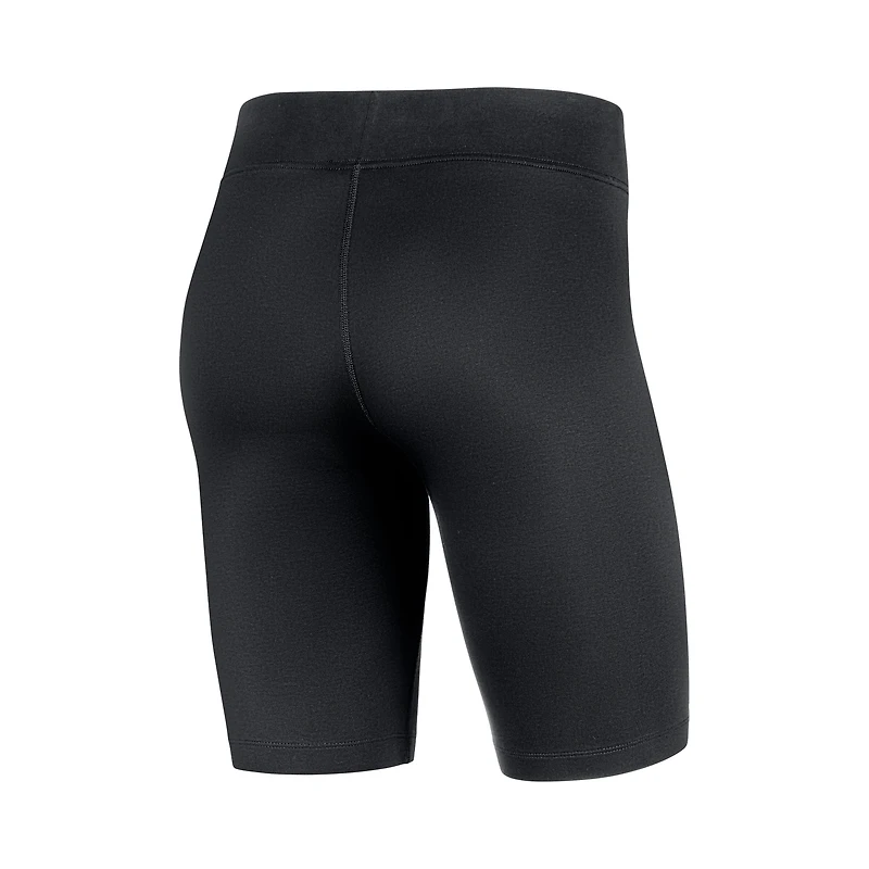 Women's Nike Black Michigan Wolverines Essential Tri-Blend Bike Shorts