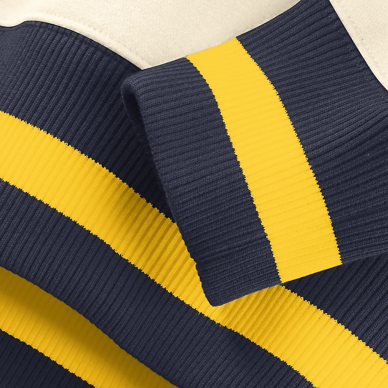 Pull-over oversize Legacy pour femme, couleur naturelle, des Michigan Wolverines.