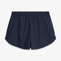 Short Nike Michigan Wolverines Tempo taille mi-haute Dri-FIT bleu marine pour femme