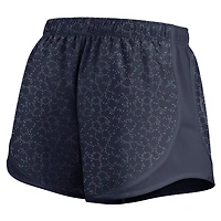Women's Nike Navy Michigan Wolverines Tempo Pattern Dri-FIT Shorts
