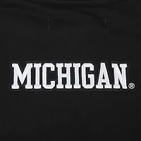 Sweat-shirt court Pro Standard noir pour femme Michigan Wolverines Pearl