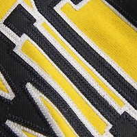 Women's Stadium Athletic Gold Michigan Wolverines Arched Name Full-Zip Hoodie