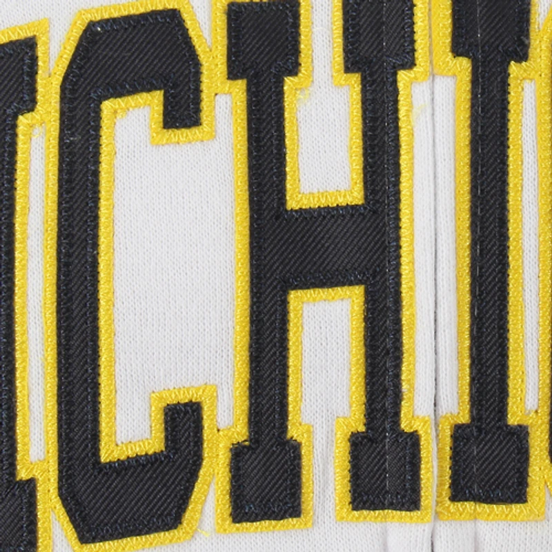 Sweat à capuche entièrement zippé Stadium Athletic Michigan Wolverines pour femme avec nom arqué