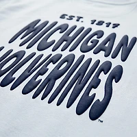 Women's Uscape Apparel  Light Blue Michigan Wolverines Cloud Sweatshirt