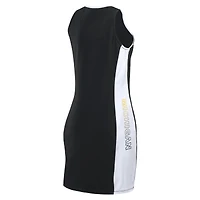 Women's WEAR by Erin Andrews Black Michigan Wolverines Bodyframing Tank Dress