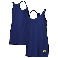 Robe-short à poches ZooZatz bleu marine Michigan Wolverines Active pour femme