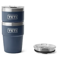 Gobelet empilable Rambler YETI Michigan Wolverines de 473 ml avec couvercle Magslider