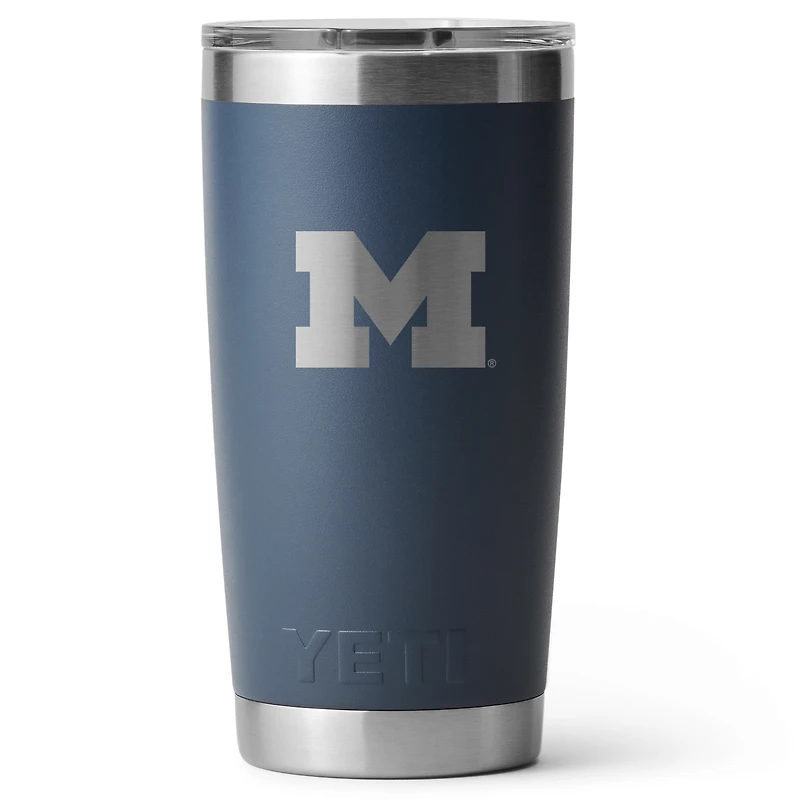 YETI Michigan Wolverines 20oz. Rambler Tumbler with Magslider Lid