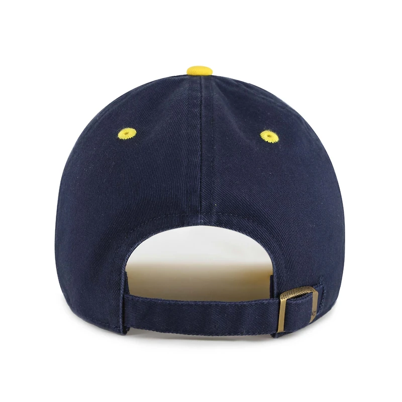 Youth '47 White Michigan Wolverines Scooter Clean Up Adjustable Hat