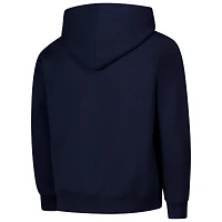 Youth Champion Navy Michigan Wolverines Campus Pullover Hoodie