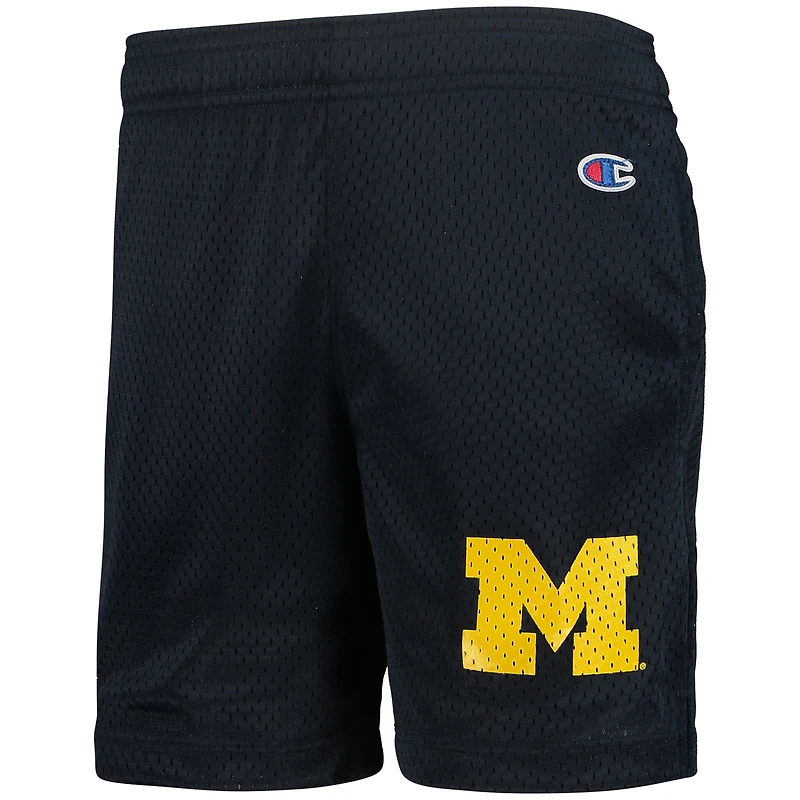 Youth Champion Navy Michigan Wolverines Classic Mesh Shorts