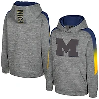 Sweat à capuche gris Michigan Wolverines The Gang pour jeunes Colosseum