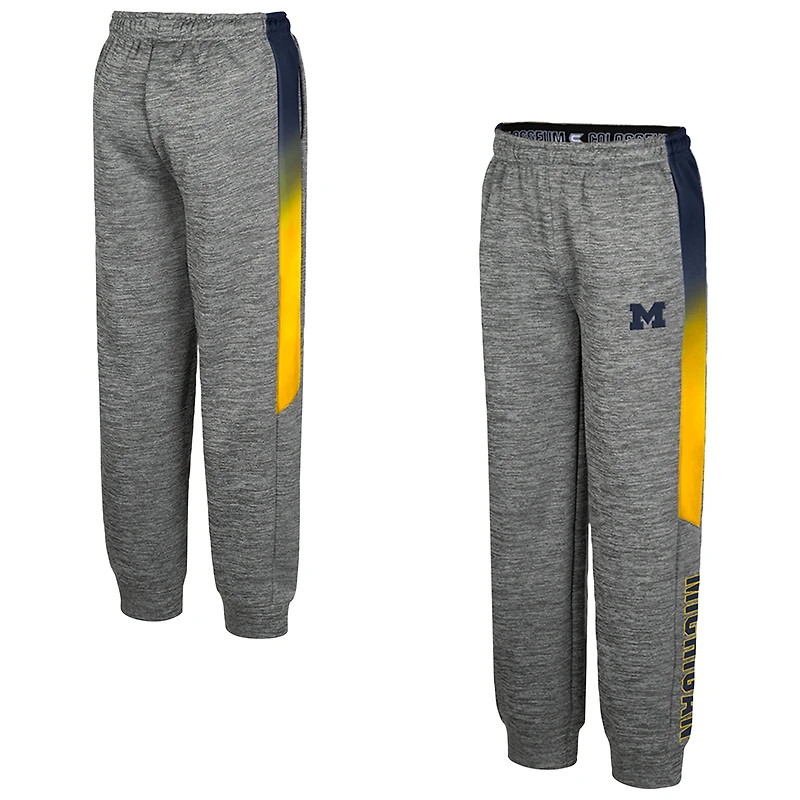 Pantalon gris du Michigan Wolverines The Gang pour jeunes Colosseum