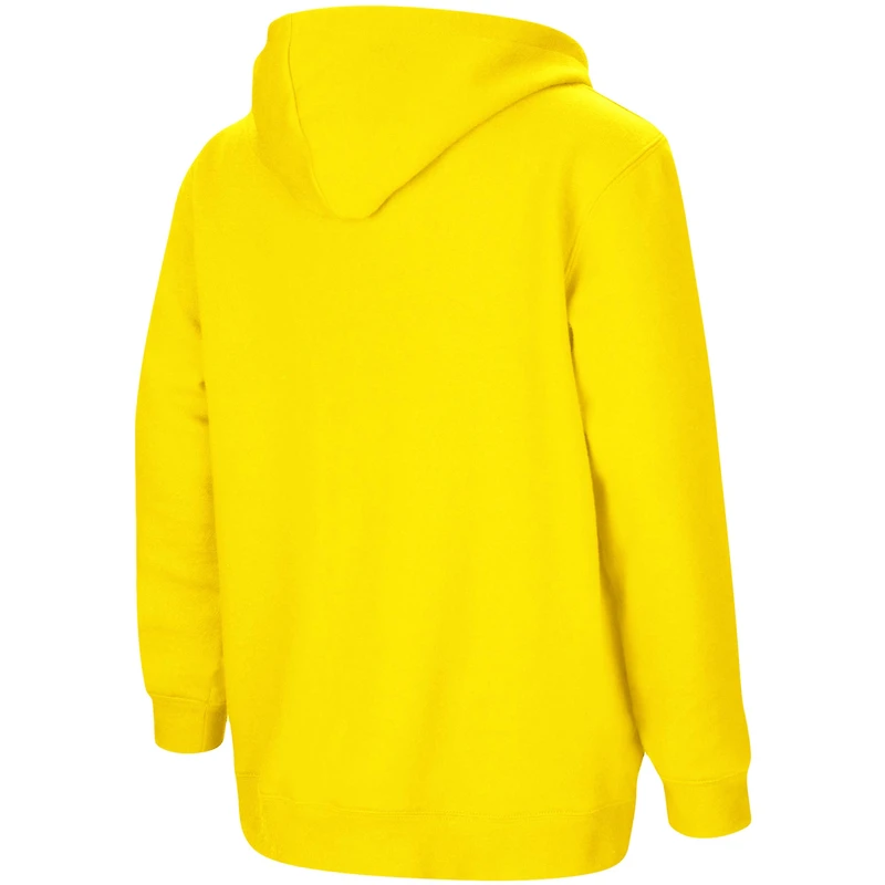 Youth Colosseum Navy Michigan Wolverines 2-Hit Team Pullover Hoodie