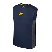 Youth Colosseum Navy Michigan Wolverines Smak Talk Sleeveless T-Shirt