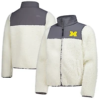 Youth Garb Charcoal Michigan Wolverines Teddy Sherpa Jacket